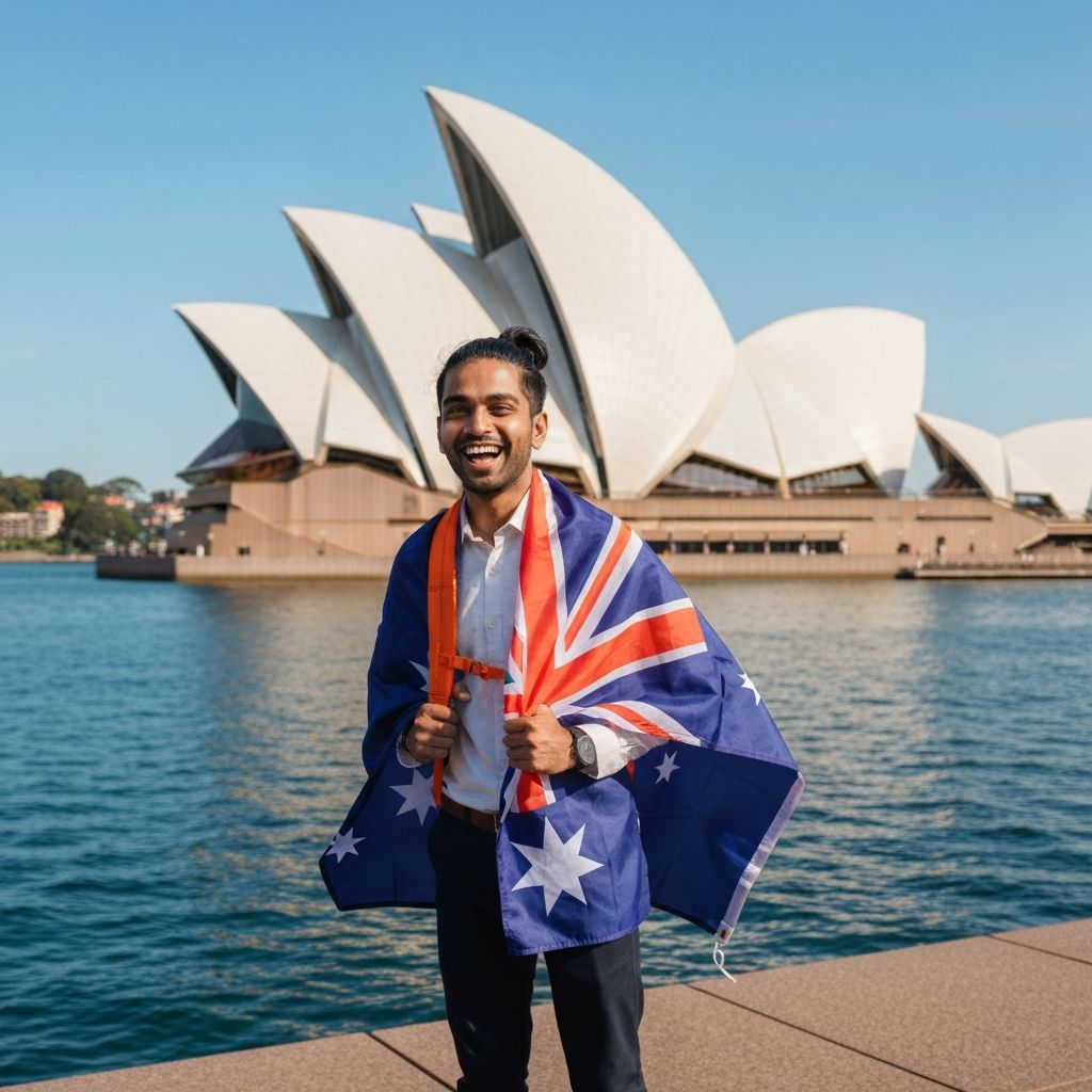 Student at Sydney Opera House